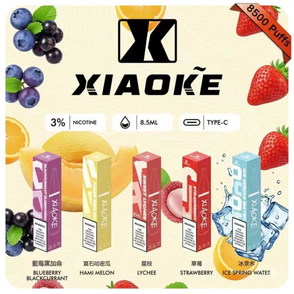 xiaoke 梟客 口紅款 8500口 拋棄式電子煙